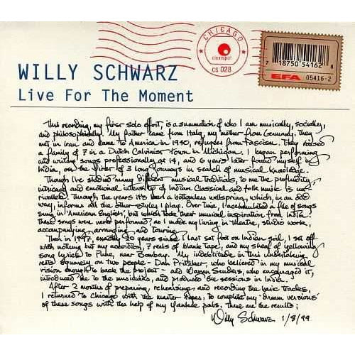 Image 1 of Live for the Moment - Sale Priced! - SKU# EFA-CD05416 : Product Type Media : Elderly Instruments