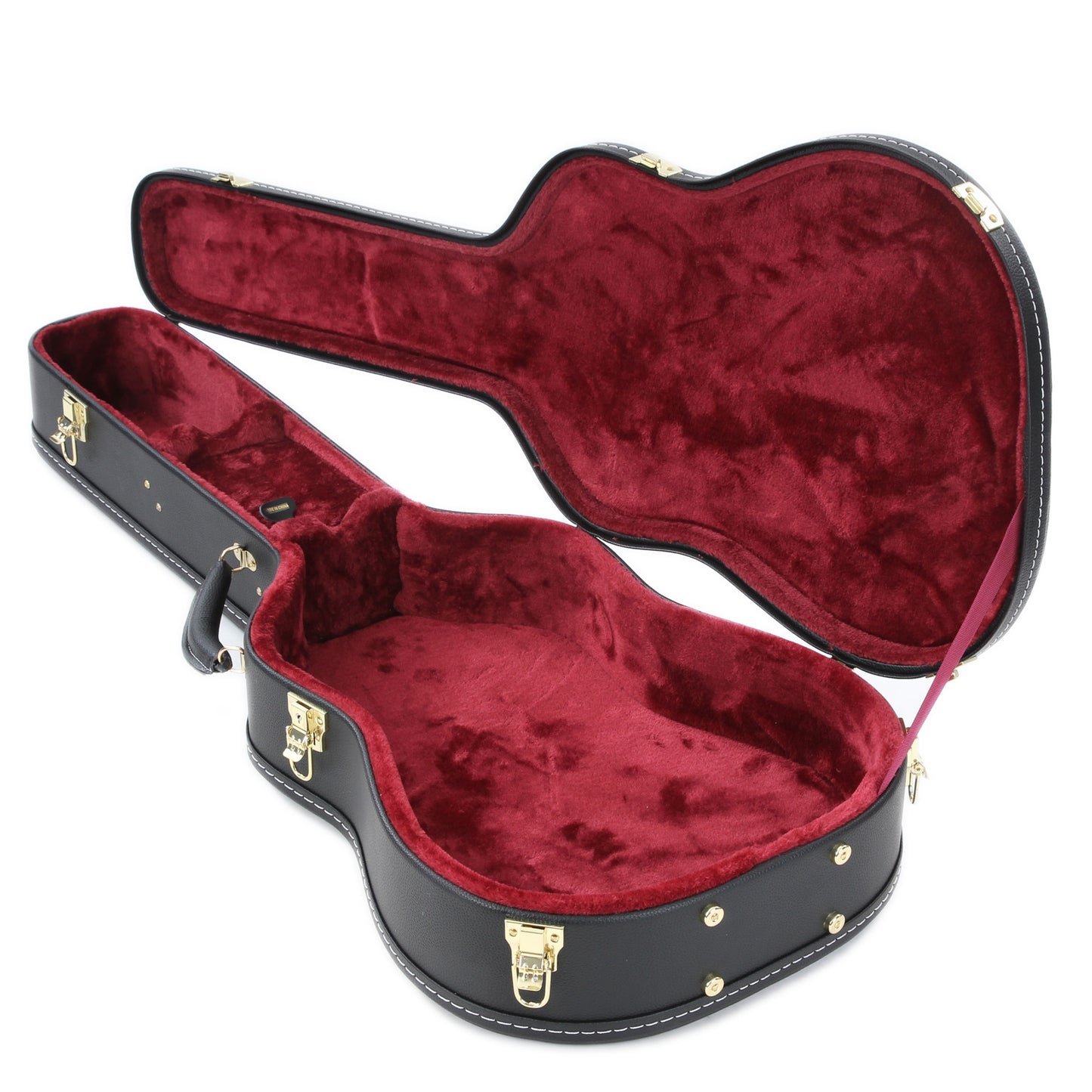 Full Inside and Side of Guardian 33 Series Premier Deluxe Archtop Hardshell Guitar Case