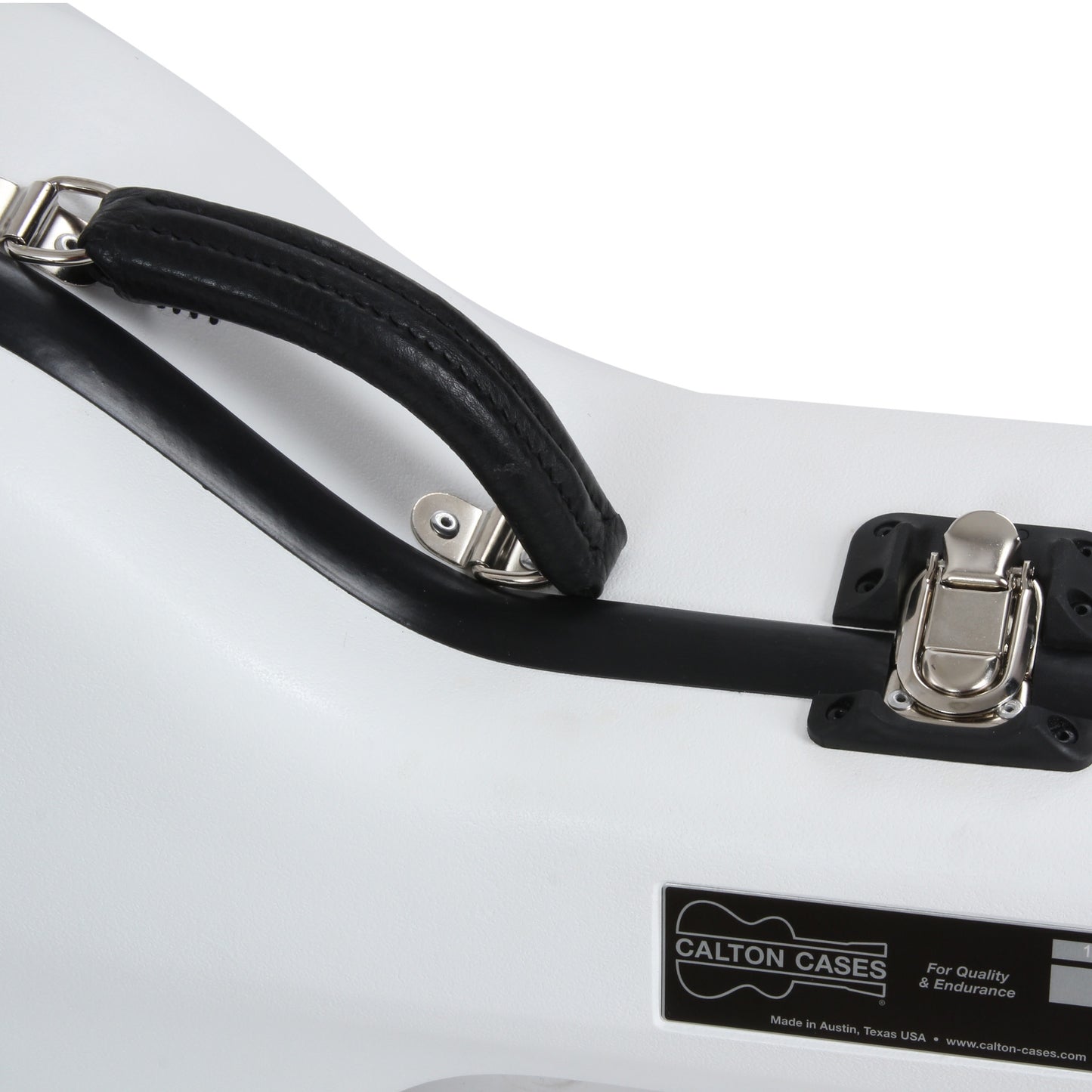 Image 3 of Calton Deluxe Guitar Case - SKU# CGC5-WH/B : Product Type Accessories & Parts : Elderly Instruments