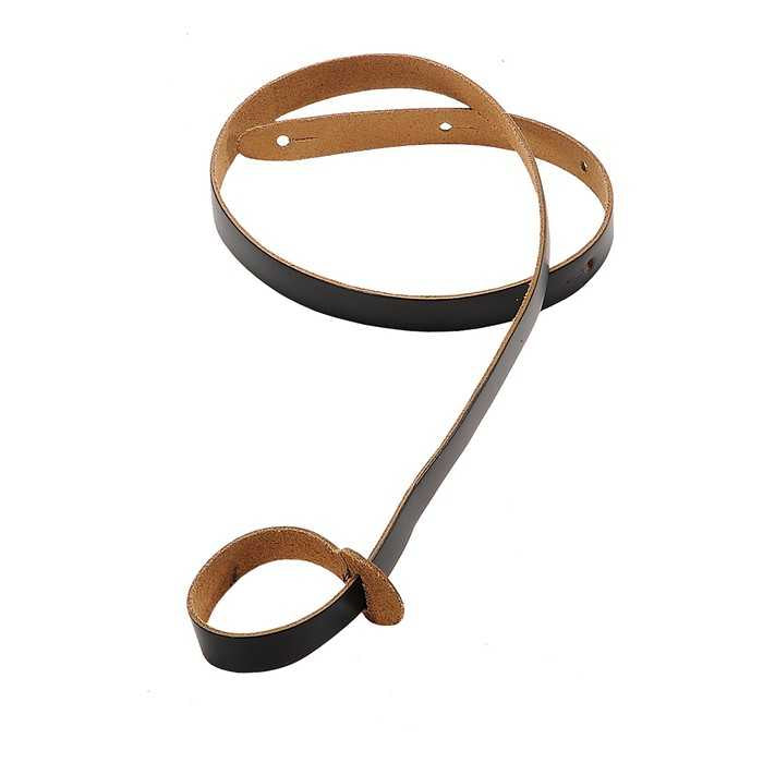 Image 2 of Levy Leather Mandolin Strap - SKU# LMS19-BLK : Product Type Accessories & Parts : Elderly Instruments