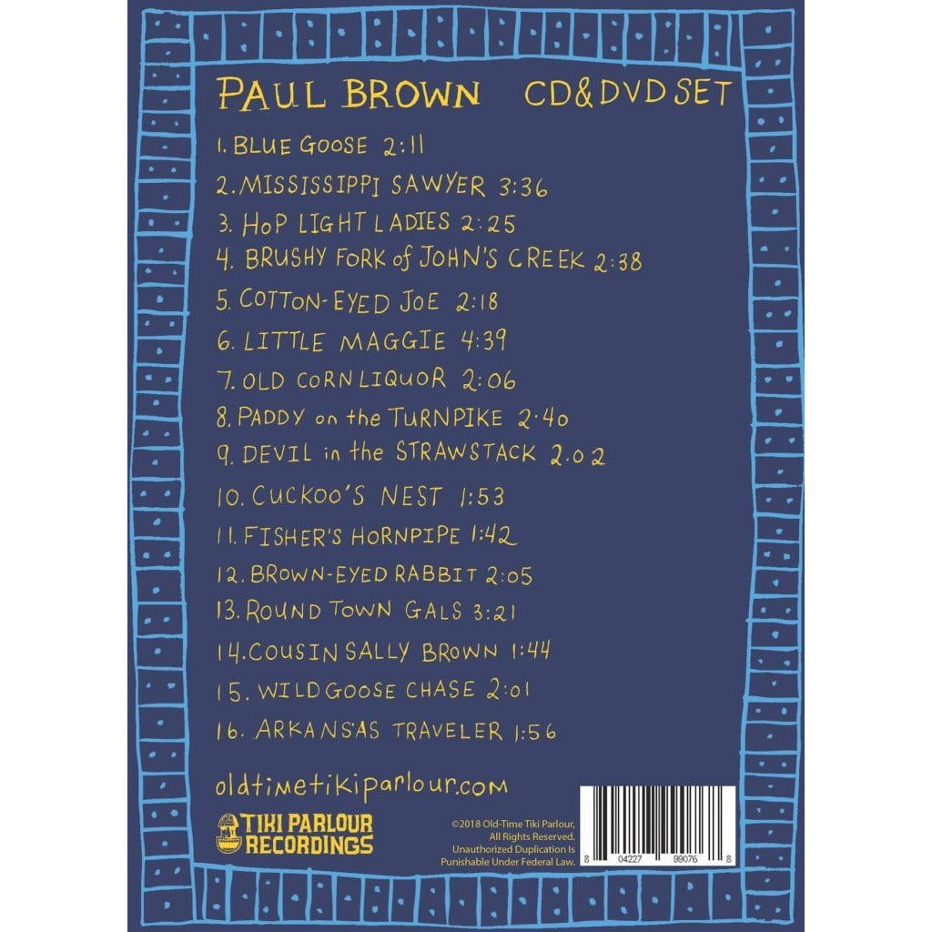 Image 4 of DVD-Paul Brown - SKU# OTTP-DVD9907 : Product Type Media : Elderly Instruments