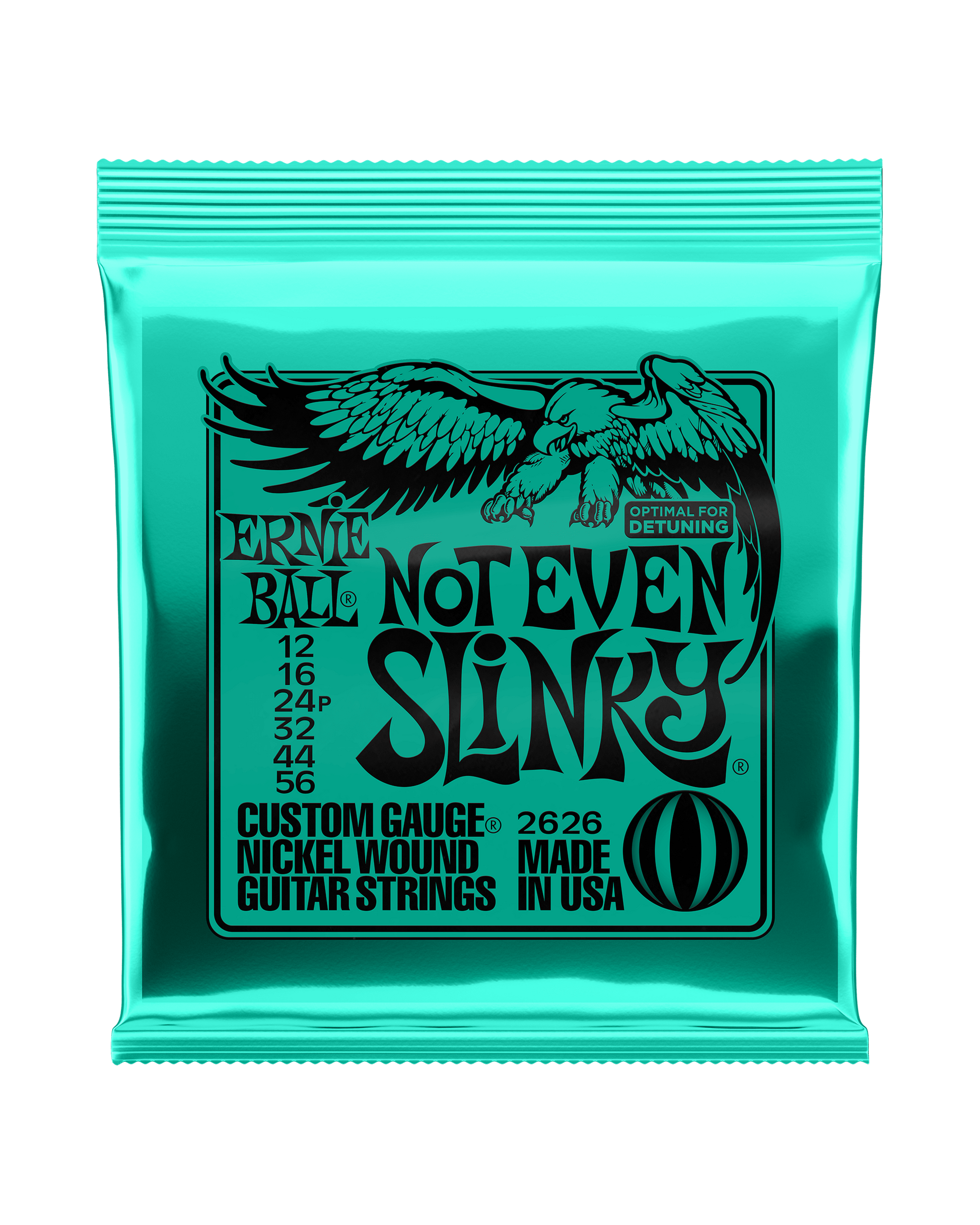 Image 2 of Ernie Ball 2626 Nickel Wound "Not Even Slinky" Gauges .012-.056 Electric Guitar Strings - SKU# EB2626 : Product Type Strings : Elderly Instruments