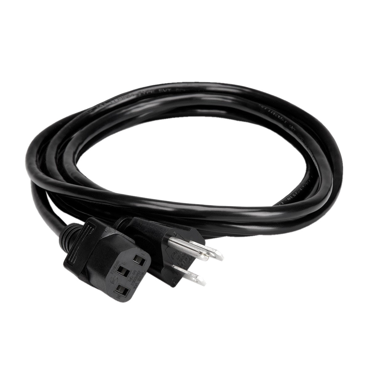 Front of Hosa 8' Power Cord