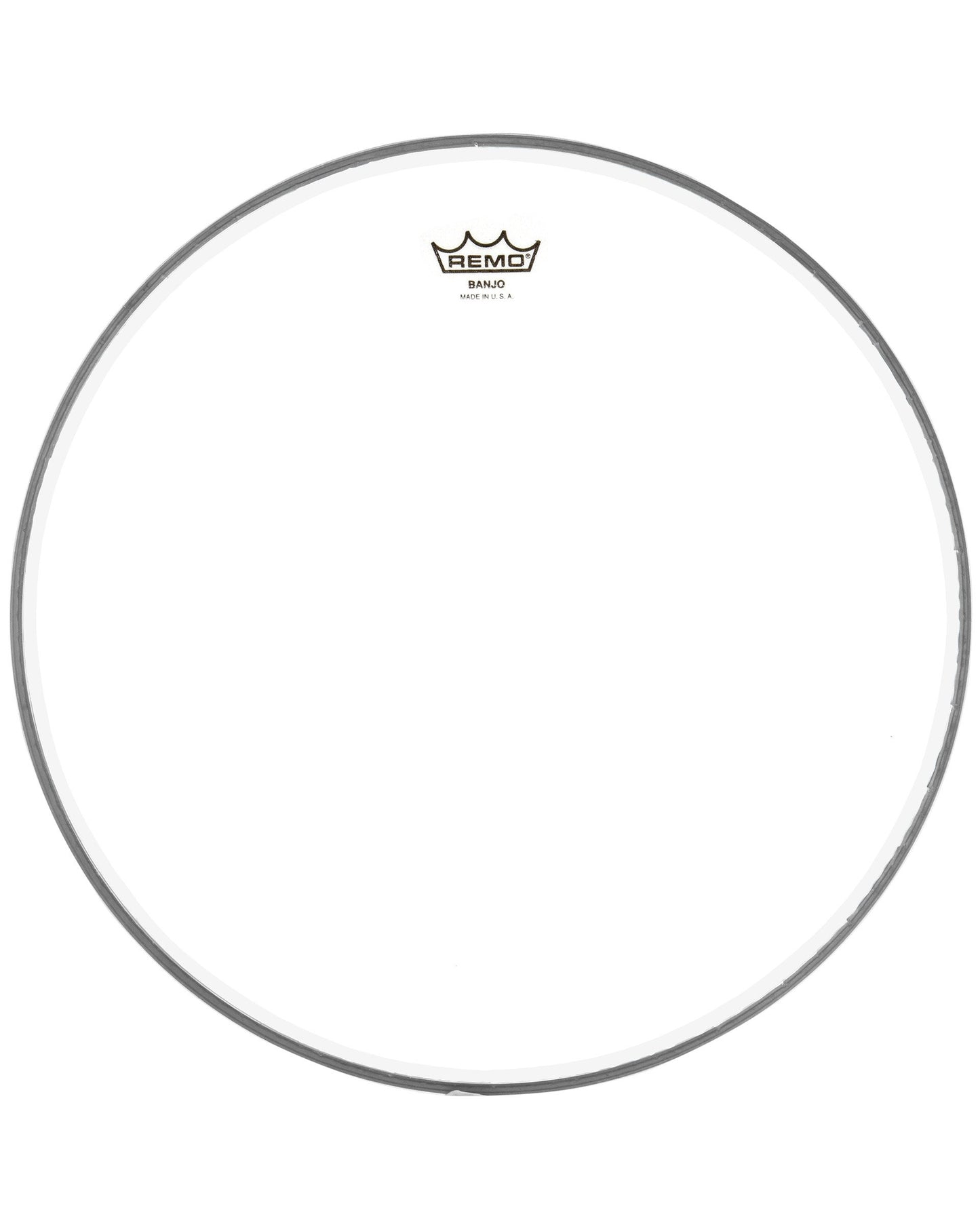 Image 1 of Remo Clear Banjo Head, 8 Inch Diameter, Medium Crown (7/16 Inch) - SKU# B800-M-CLR : Product Type Accessories & Parts : Elderly Instruments