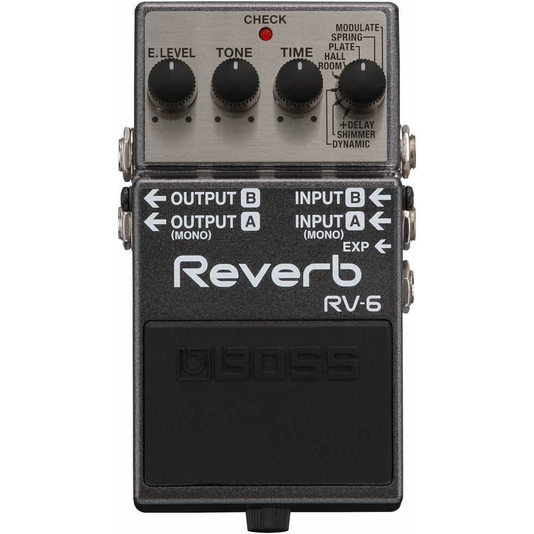 room reverb pedal Boss RV-6 Digital Reverb Pedal