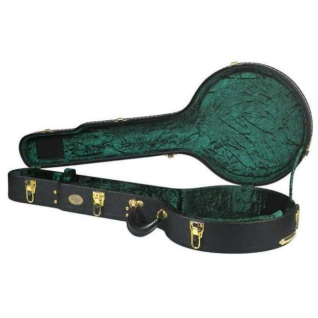 Full Inside and Side of Superior Deluxe "Bump-Style" 12" Openback Banjo Case