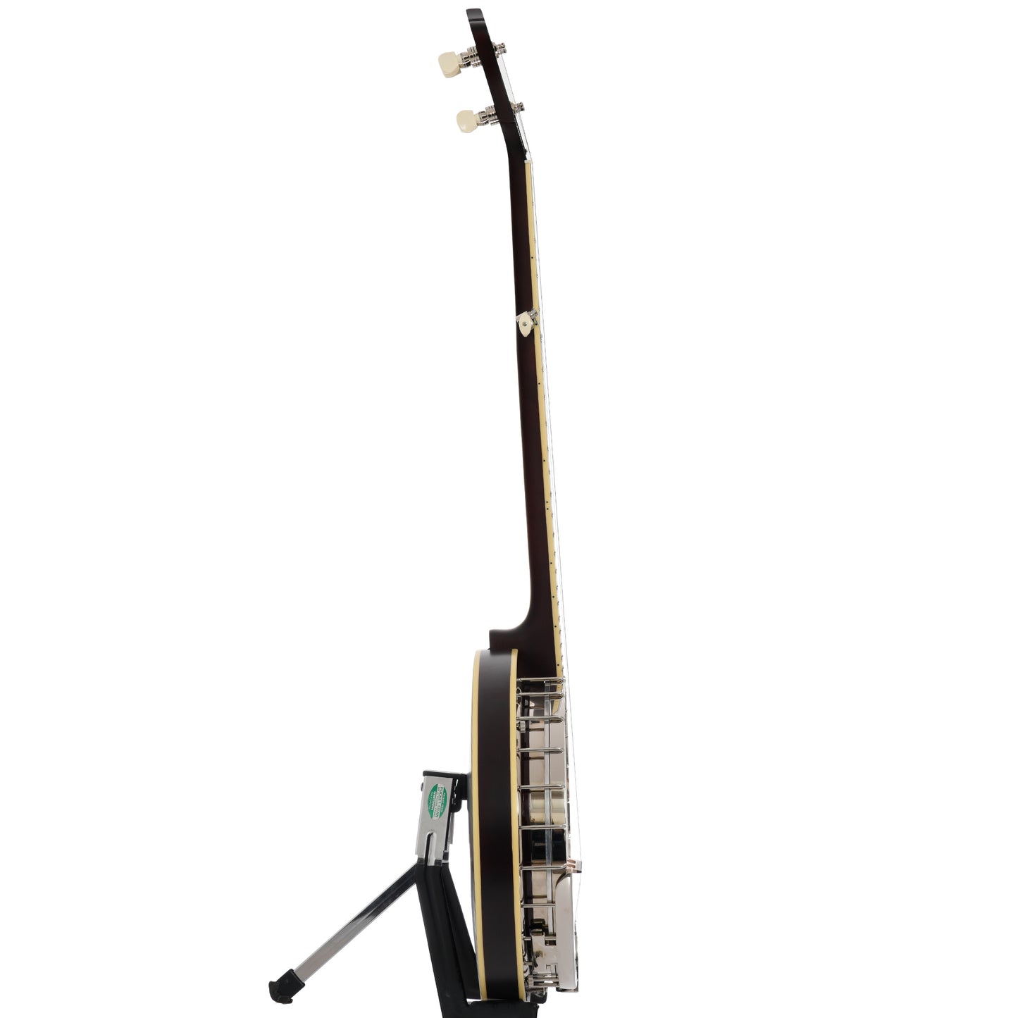 Side of Recording King Madison Deluxe Resonator Banjo, Maple