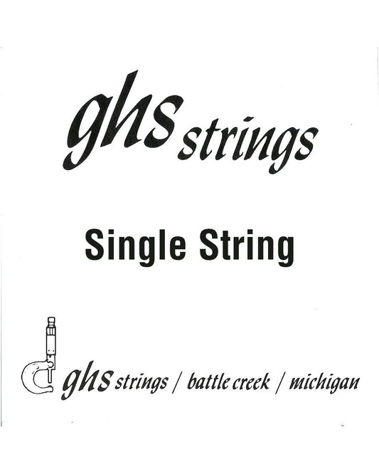 Image 1 of GHS LW34 Stainless Steel Wound Loop End Single String 034 - SKU# SL034 : Product Type Strings : Elderly Instruments