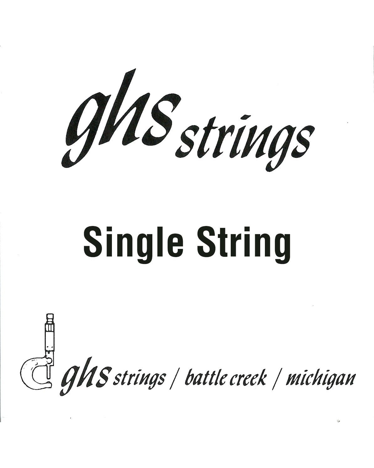 Image 1 of GHS DY18 Nickel Roundwound Ball End Single String 018 - SKU# NB018 : Product Type Strings : Elderly Instruments