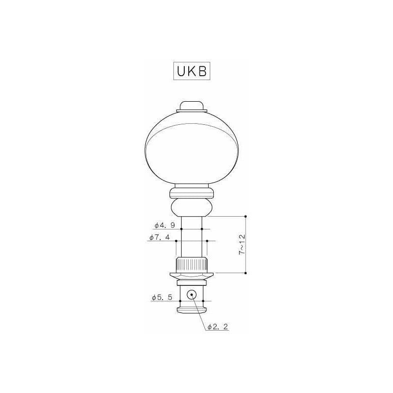 Image 2 of Gotoh Standard Nickel Ukulele Tuners - SKU# GUKNW : Product Type Accessories & Parts : Elderly Instruments