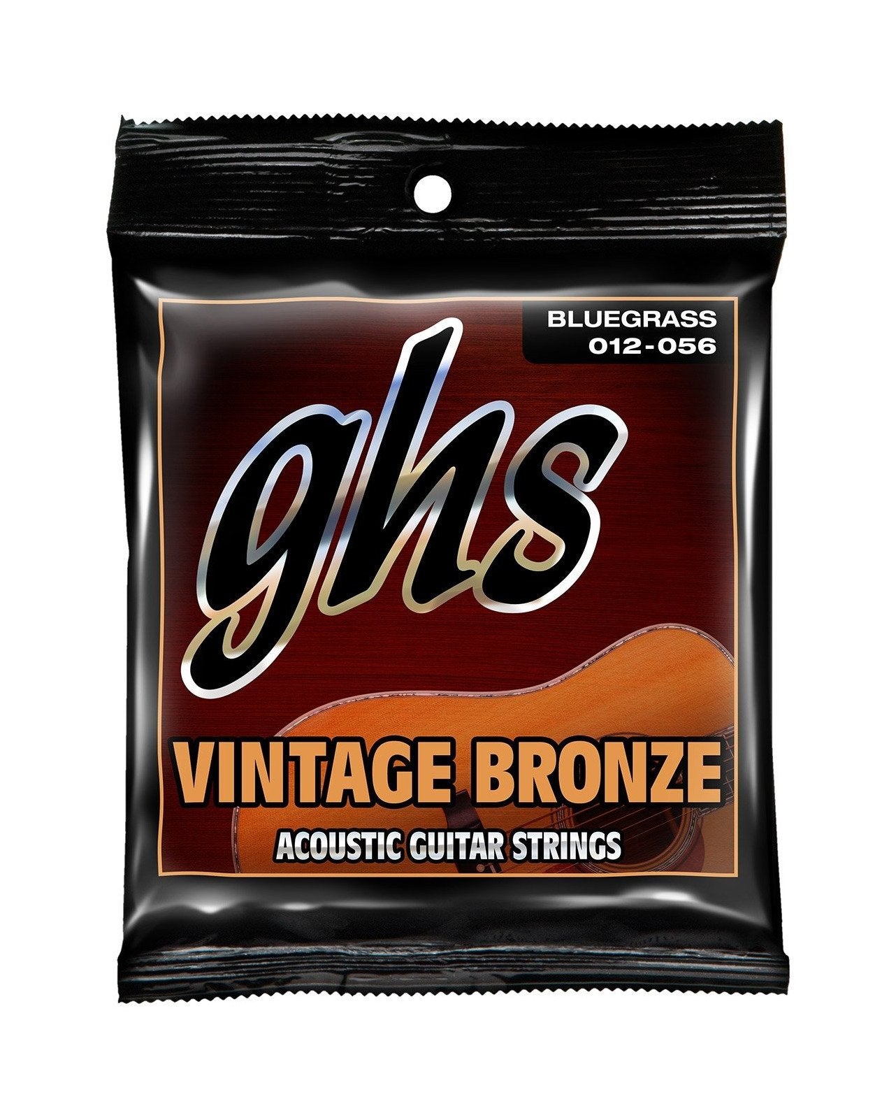 Image 2 of GHS VN-B 85/15 Vintage Bronze Bluegrass Gauge 12-56 Acoustic Guitar Strings - SKU# VNB : Product Type Strings : Elderly Instruments
