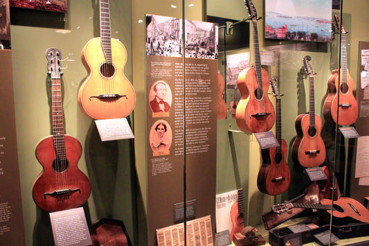 Early Guitars in a musuem
