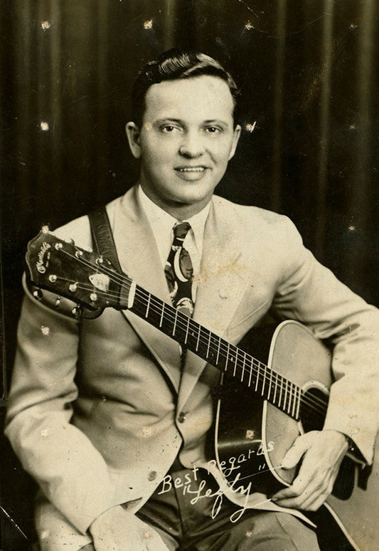 Historical photo of singer and guitarist “Lefty” Buchar