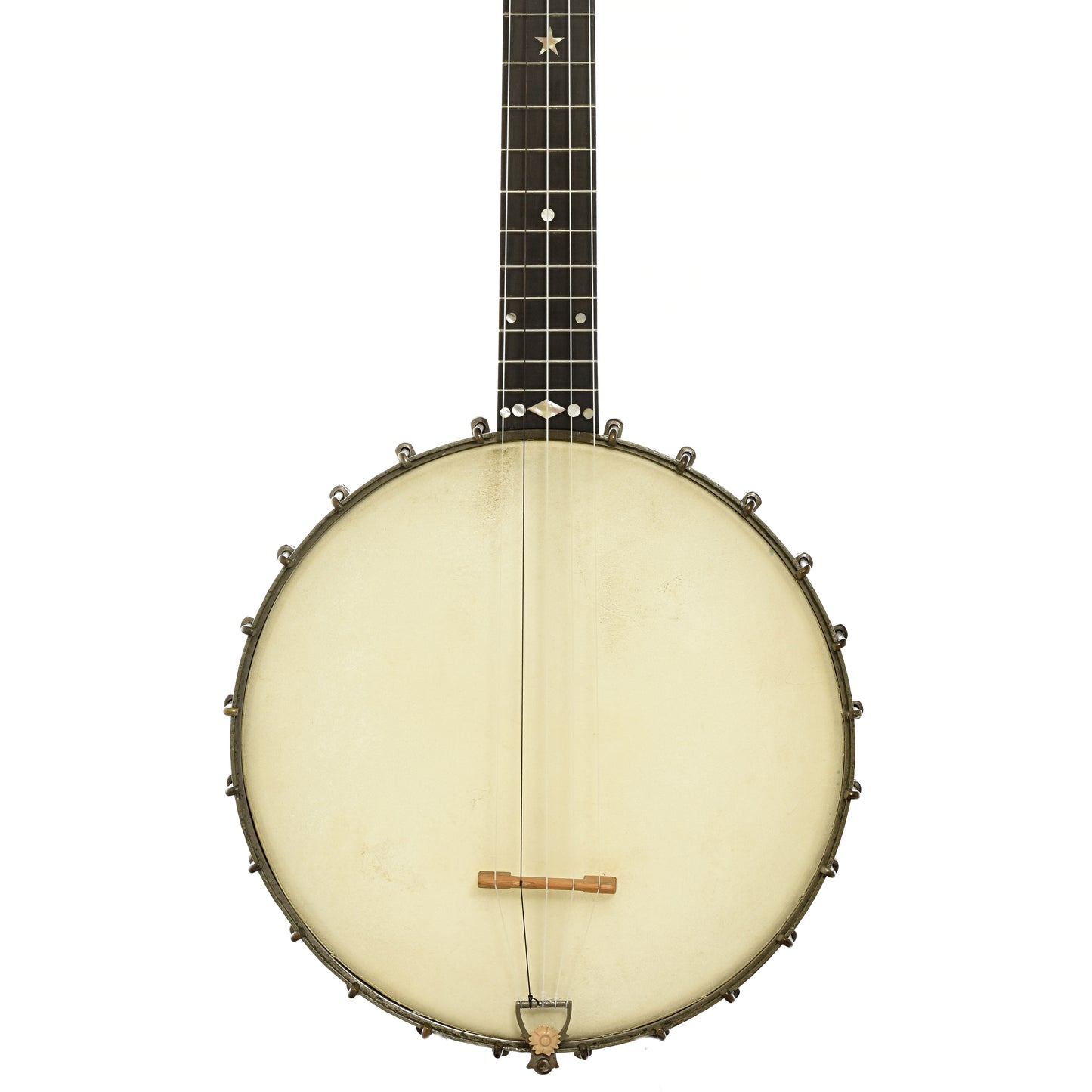 Front of S.S. Stewart Champion No.1 Open Back Banjo 
