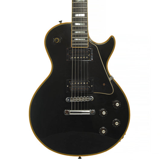 Front of Gibson Les Paul Custom Electric Guitar