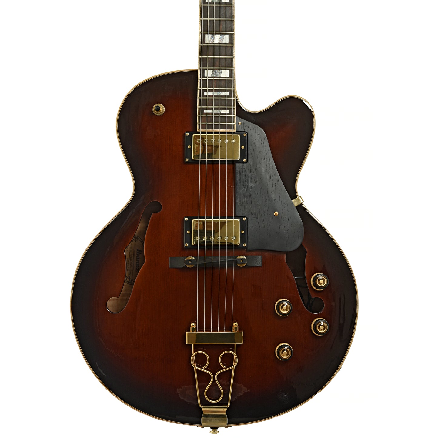 Front of Ibanez SJ300 DVS Hollowbody Electric Guitar