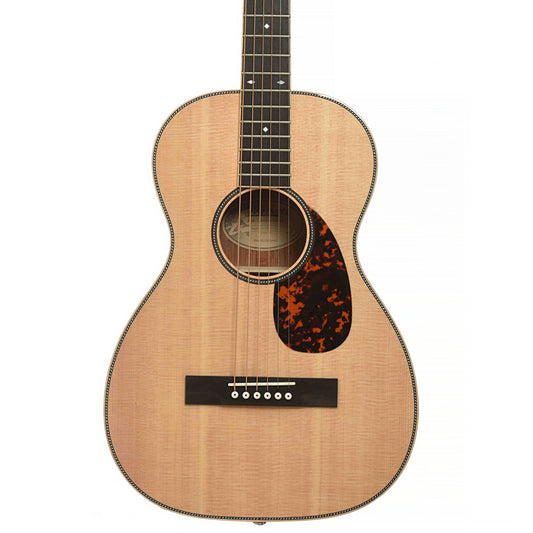 Front of Larrivee 0-44 Acoustic Guitar & Case