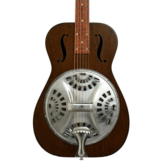 Front of Dobro F-60 DS Squareneck Resonator Guitar 