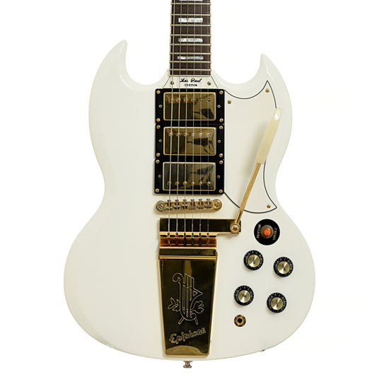 Front of Epiphone Les Paul Custom (SG) 61' Limited Edition