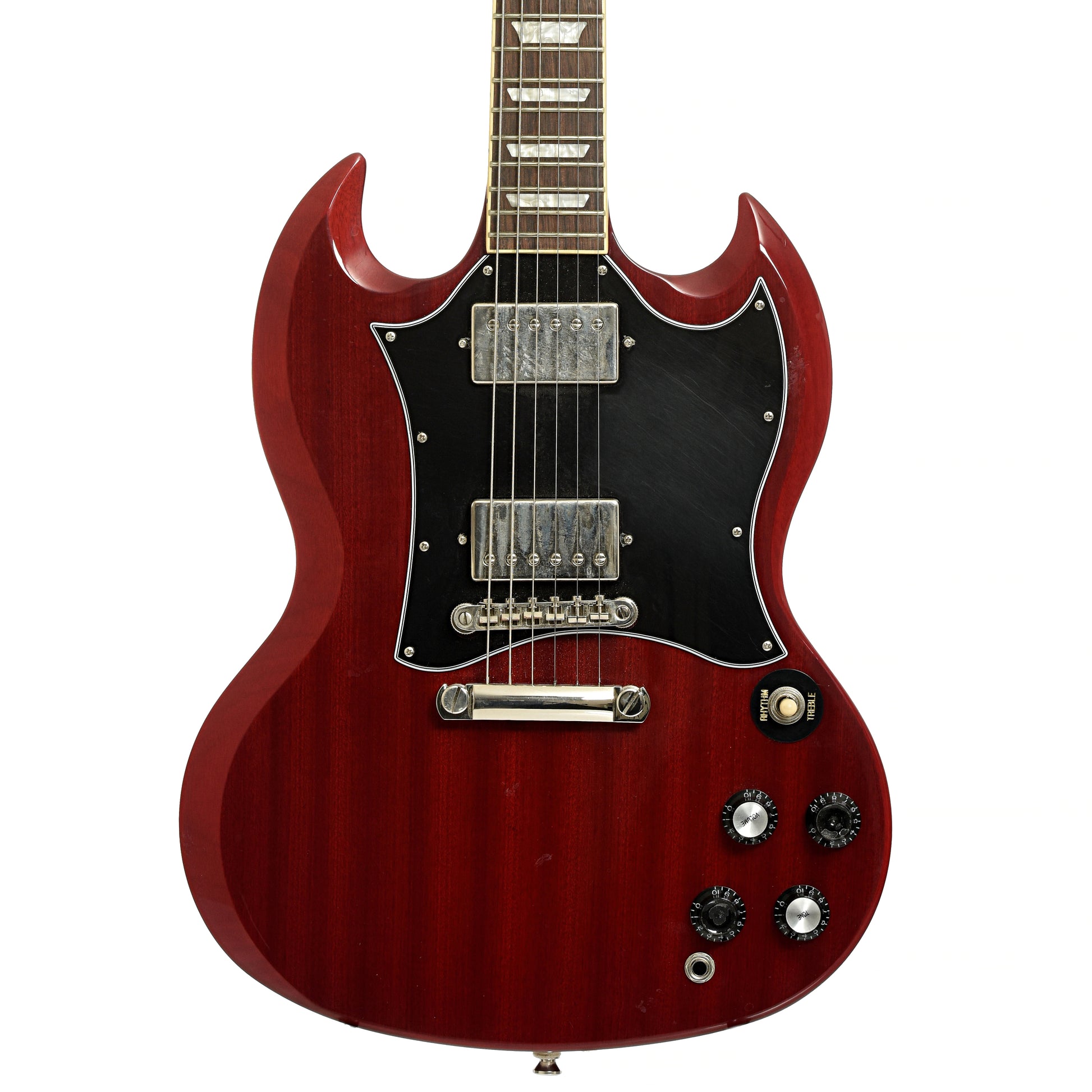 Front of Epiphone SG Standard Electric Guitar