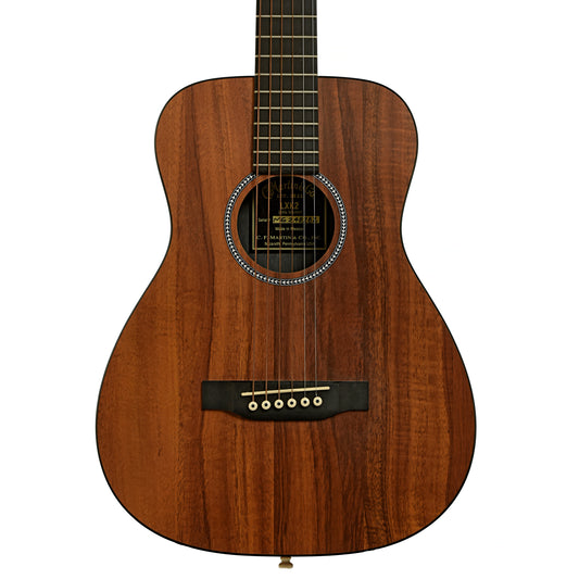 Front of Martin LXK2 Koa Little Martin Acoustic Guitar 