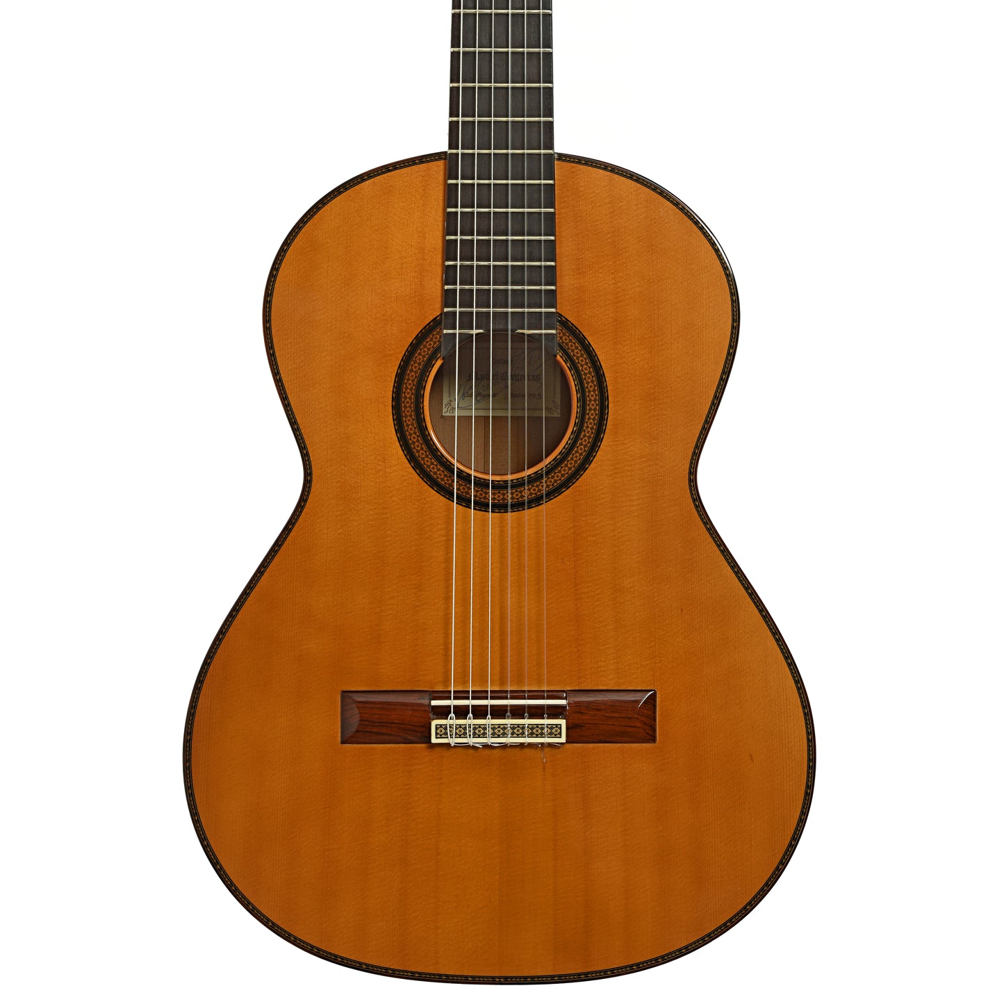 Front of Manuel Contreras Classical Guitar 