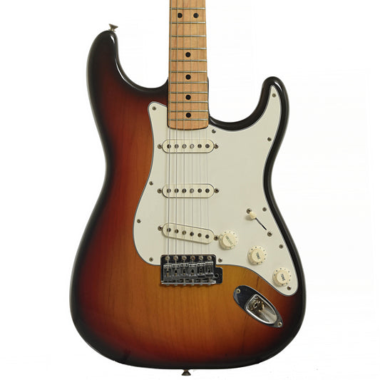 Front of Fender Stratocaster Electric Guitar