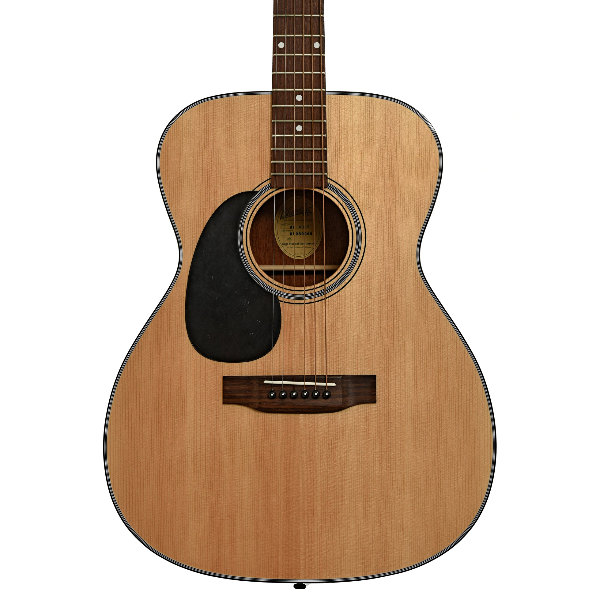 Front of Blueridge Contemporary Series LH 000 Acoustic Guitar