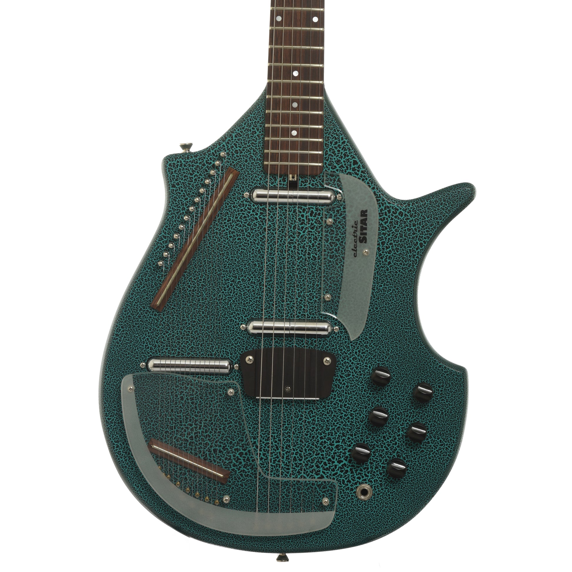 Front of Jerry Jones Electric Sitar 