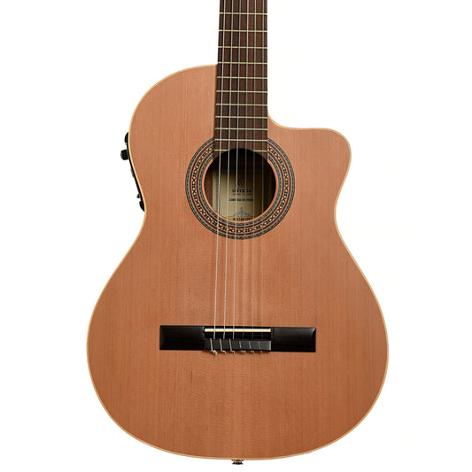 Front of Ortega RCE180T-LTD Classical Guitar