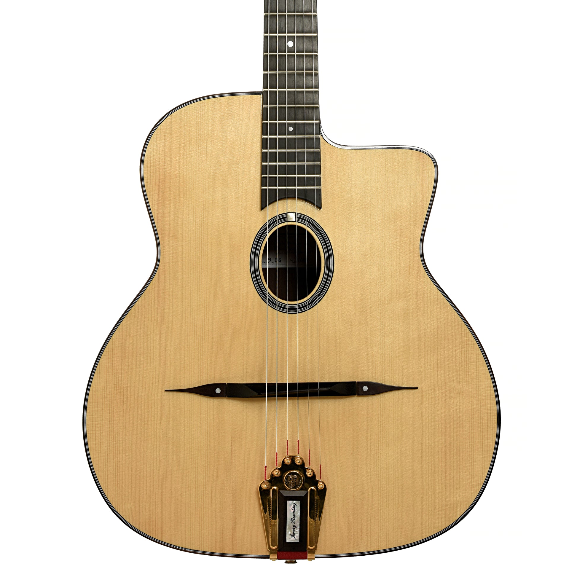 Front of Dell'Arte Jimmy Rosenburg Hot Club Jazz Guitar