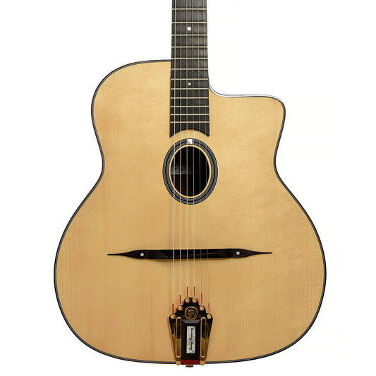 Front of Dell'Arte Jimmy Rosenburg Hot Club Jazz Guitar