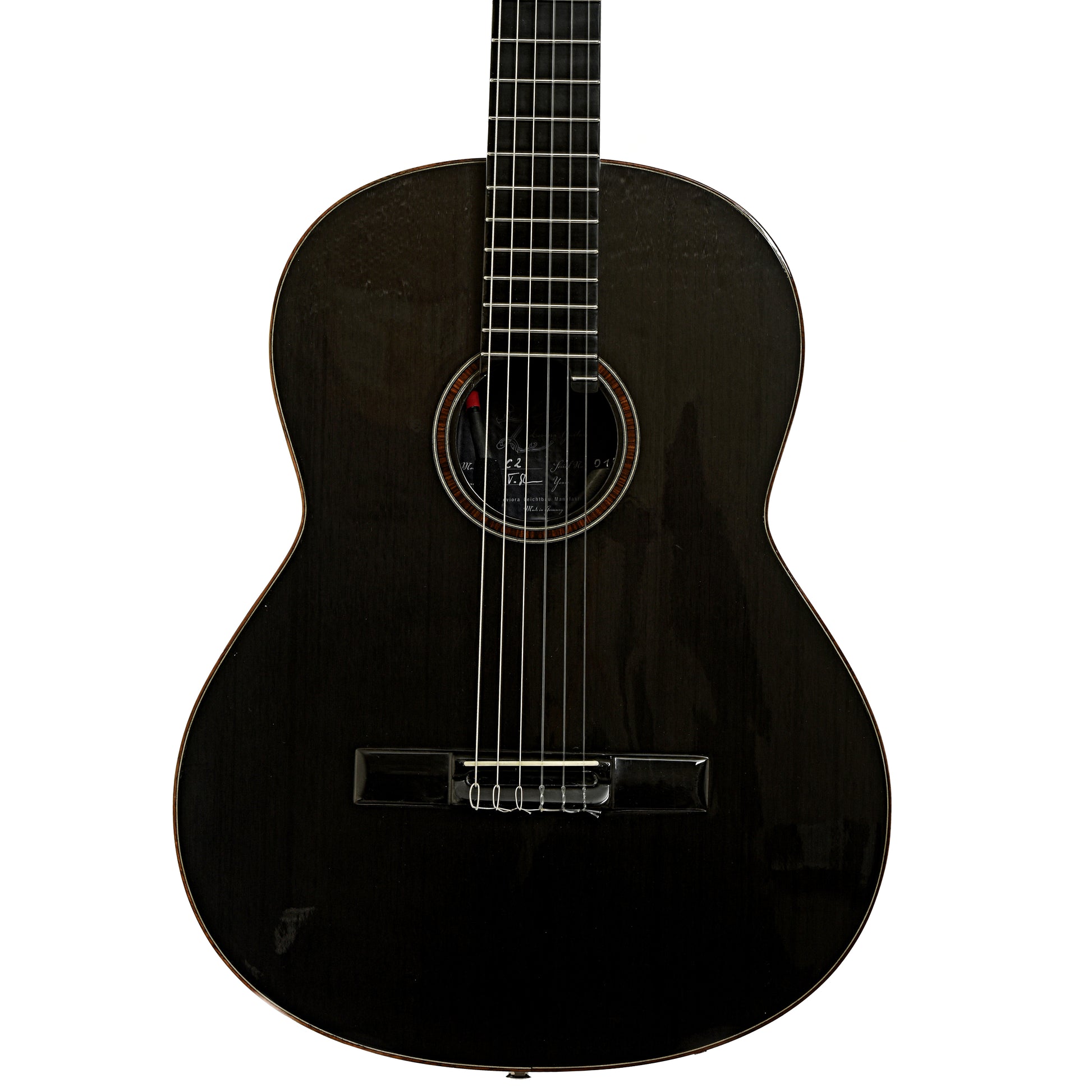 Front of Leviora C-2 Carbon Fiber Classical Guitar