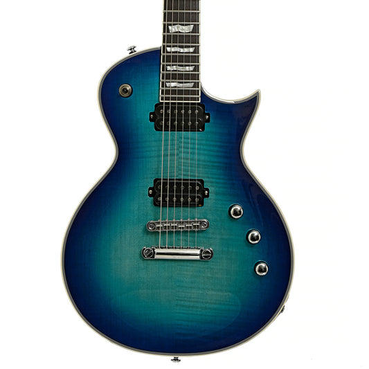 Front of ESP LTD EC-1000T CTM Electric Guitar, Violet Shadow