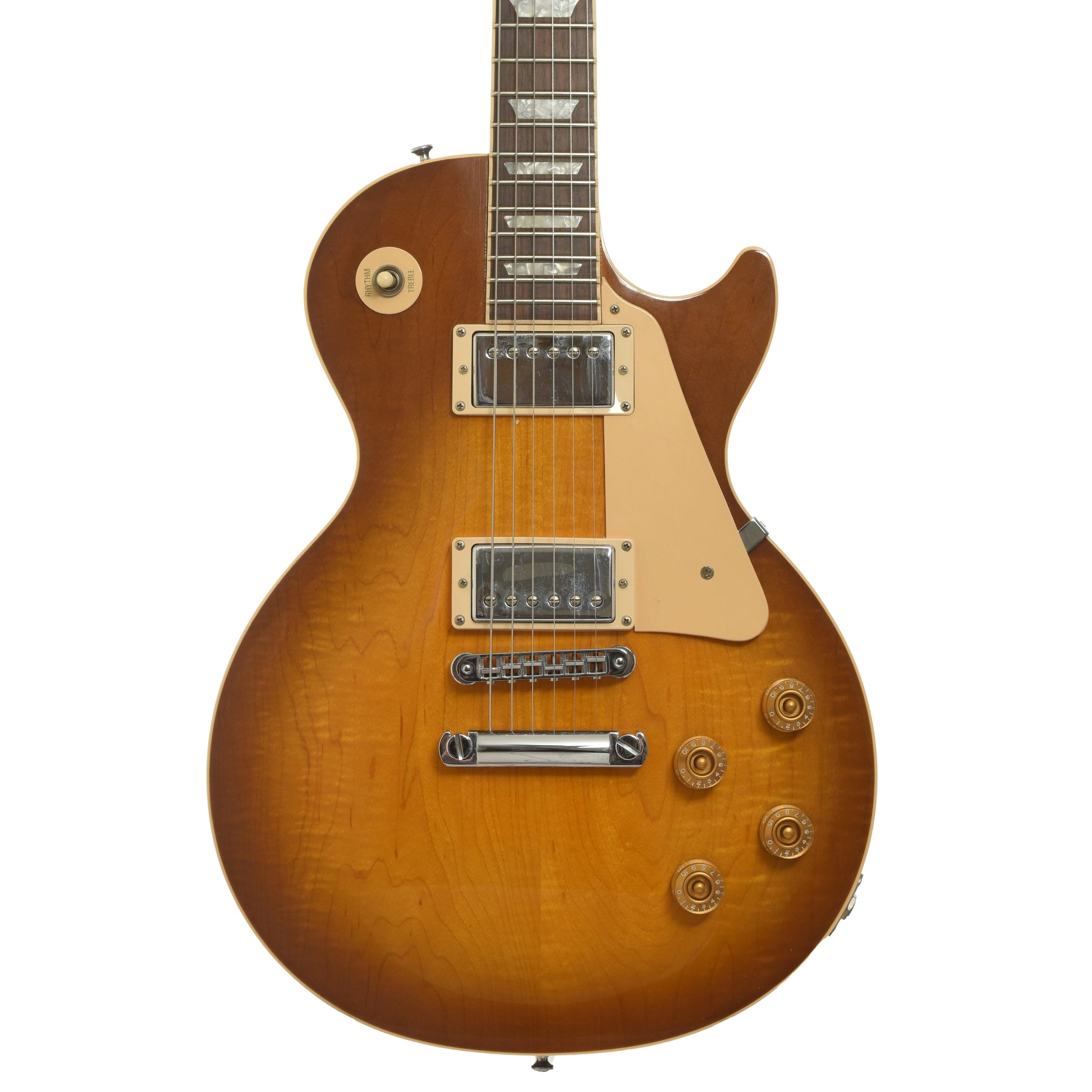 Front of Gibson Les Paul Standard Electric Guitar