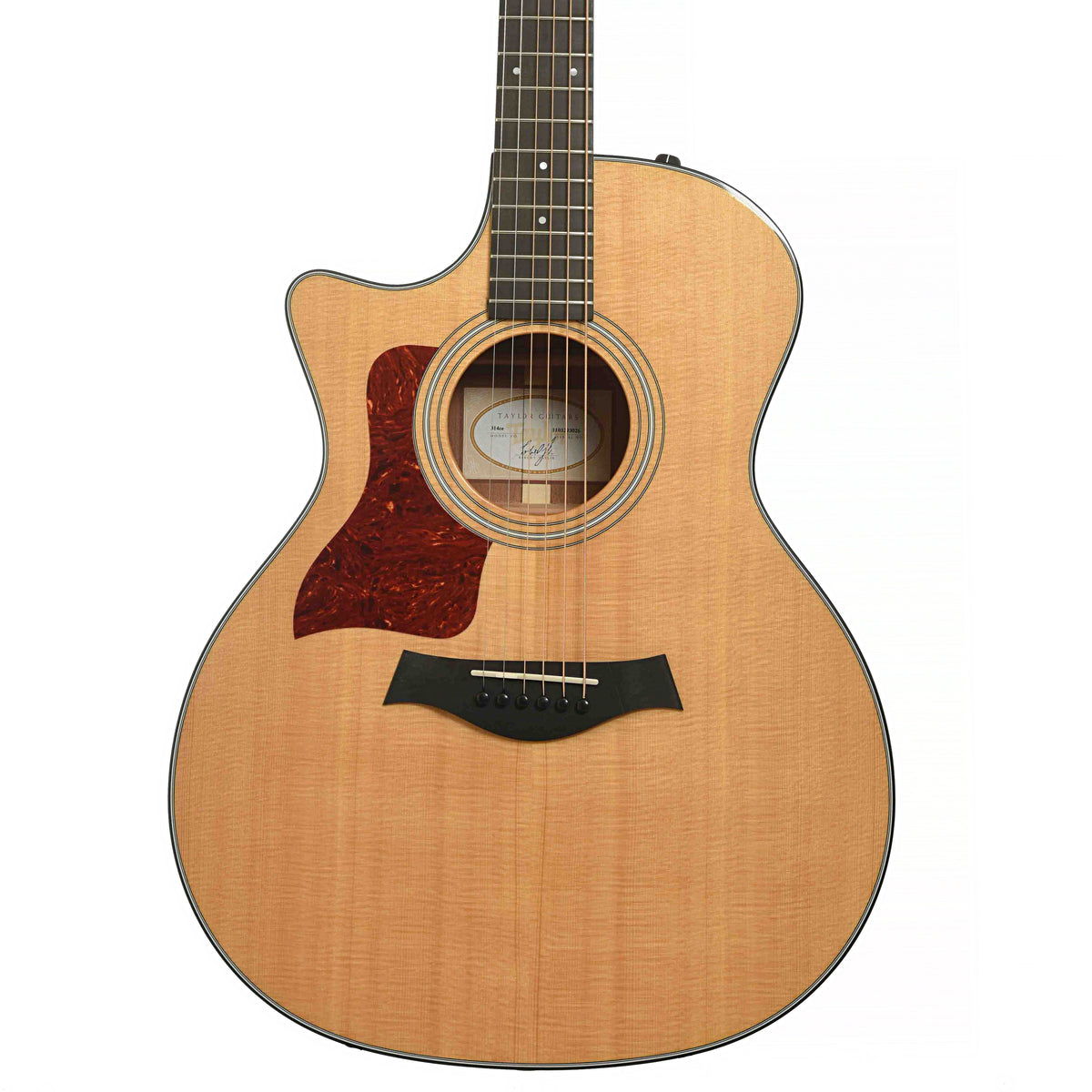 Front of Taylor 314CE LH Acoustic-Electric Guitar