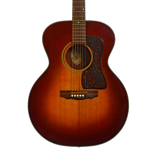 Front of Guild GF-25 Sunburst Acoustic Guitar