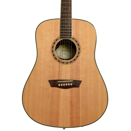 Front of Washburn WD20S Acoust ic Guitar