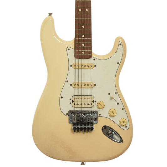 Front of Fender Standard HSS Stratocaster with Floyd Rose Electric Guitar
