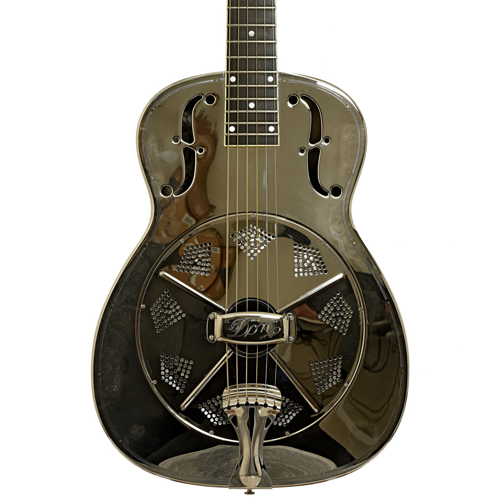 Front of National Style 1 DON Roundneck Resonator Guitar 