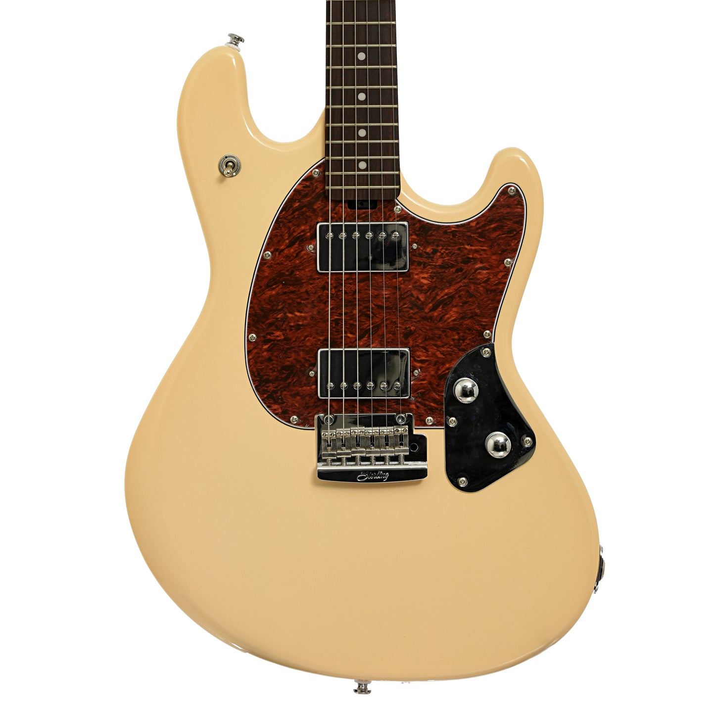 Front of Sterling by Music Man Stingray SR50 Electric Guitar
