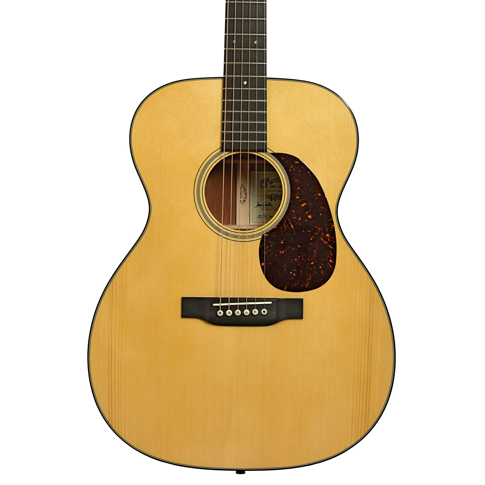 Front of Martin Custom Shop 000-18 Elderly 50th Anniversary Acoustic Guitar 