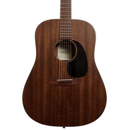 Front of Martin D-10e Retro Sapele Dreadnought Acoustic Guitar 