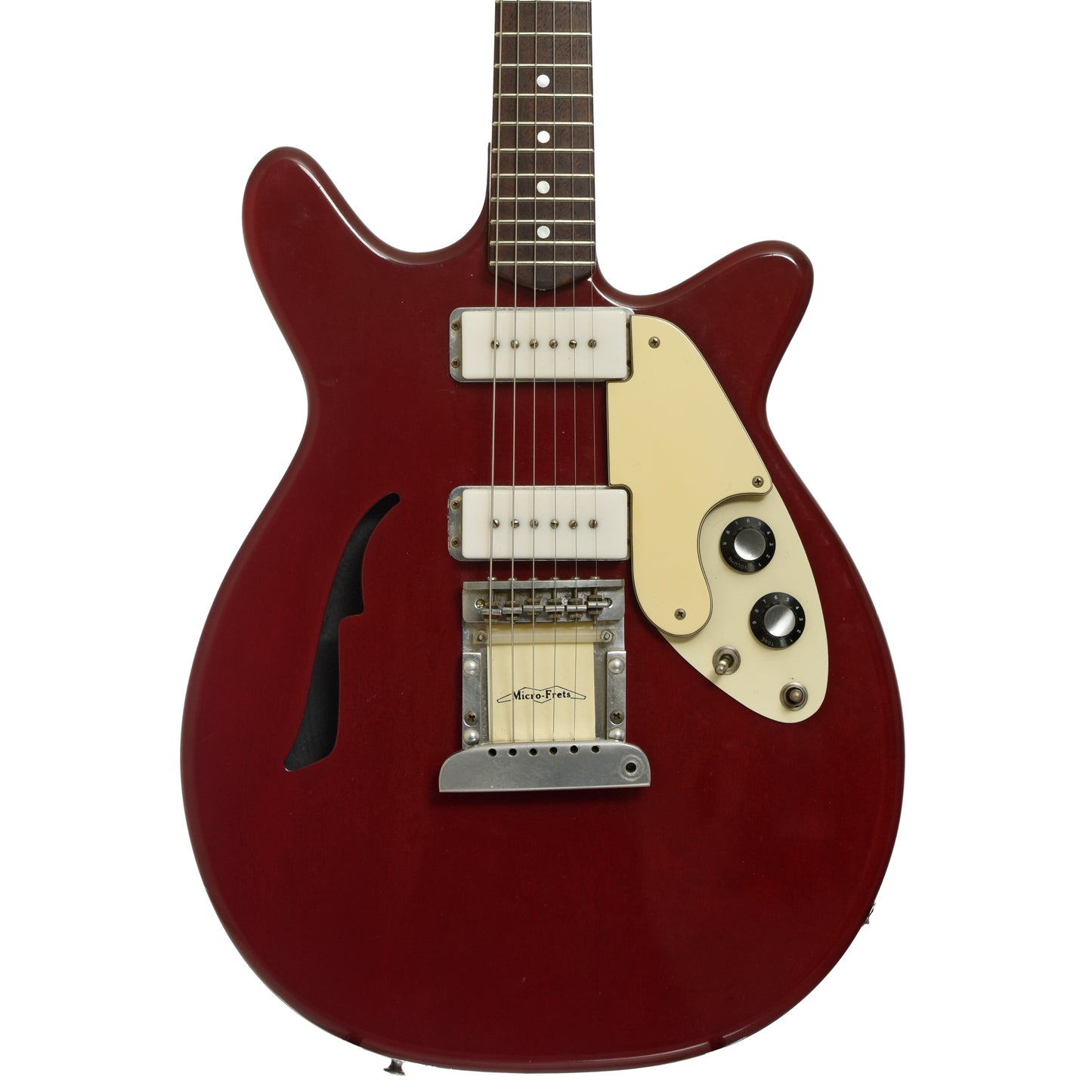Front of Microfrets Stage II Electric Guitar 