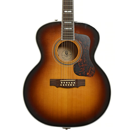 Front of Guild F412 12-string acoustic guitar