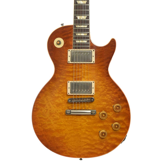 Front of Gibson Custom Shop 60th Anniversary '59 Les Paul Standard Reissue Electric Guitar (2019)