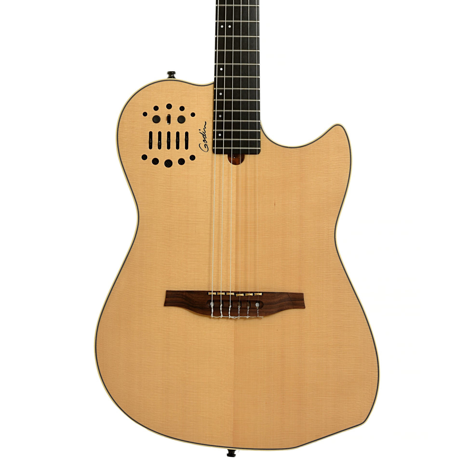 Front of Godin Multiac Nylon SA Acoustic-Electric Guitar