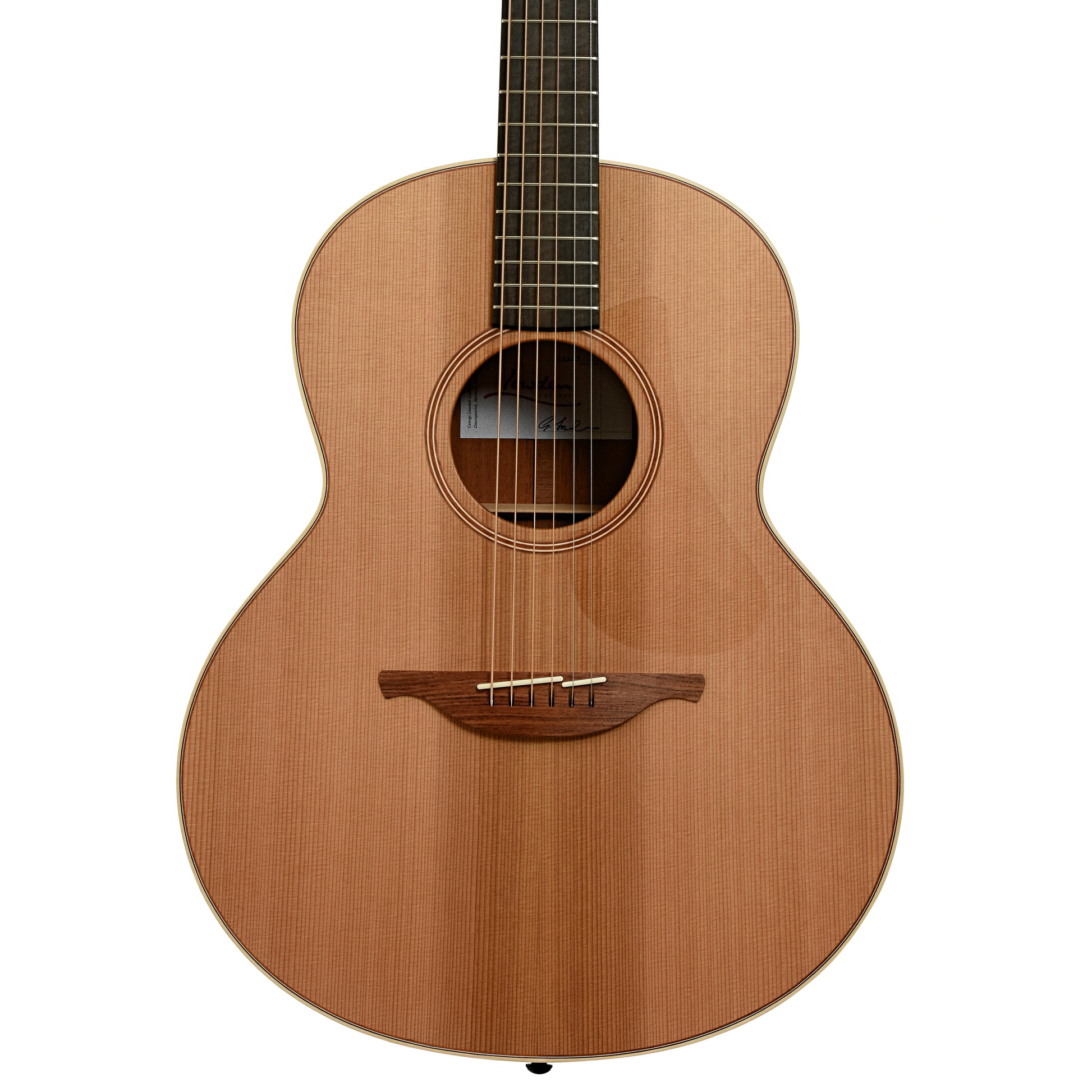 Front of Lowden F-22 Small Jumbo Acoustic Guitar