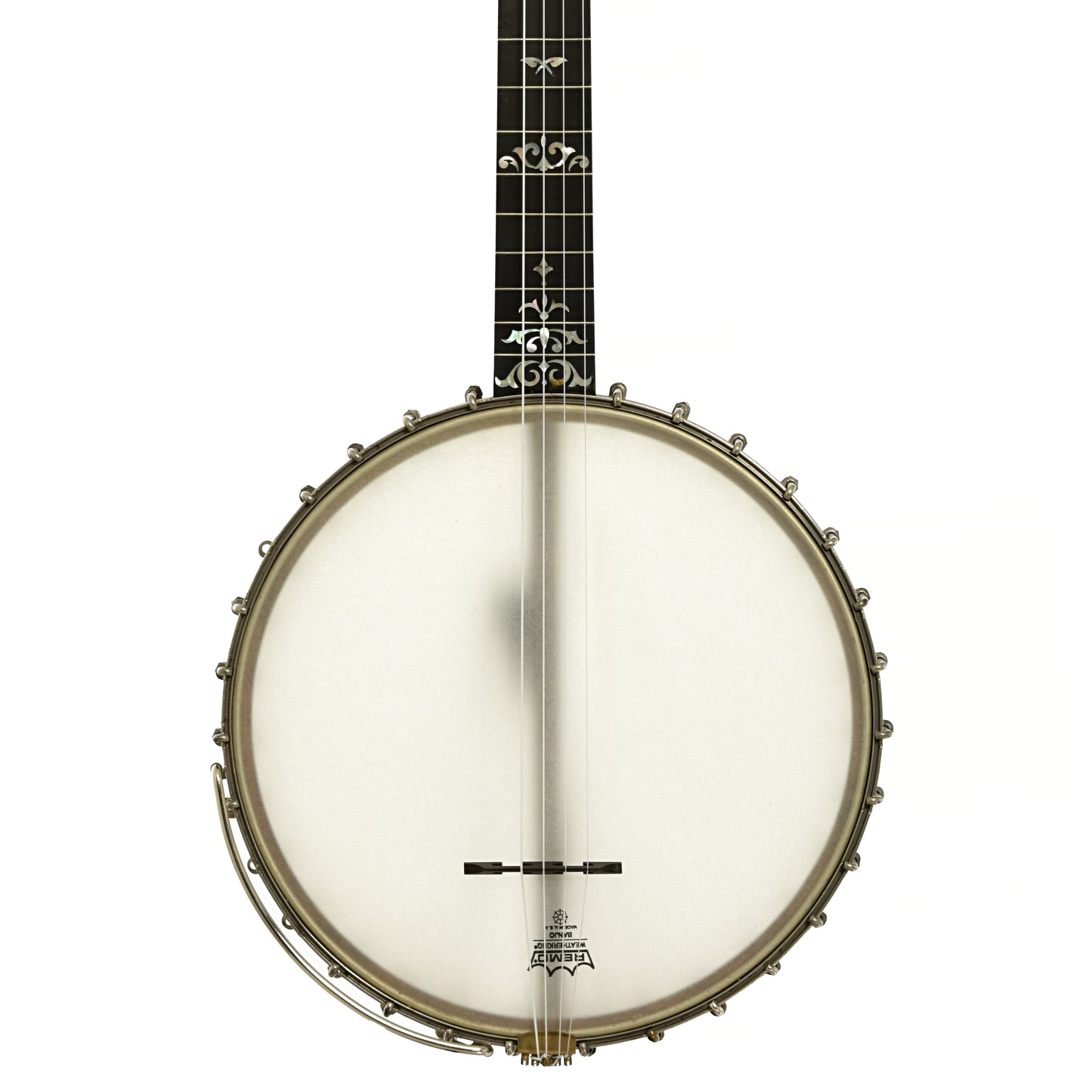 Front of L.B. Gatcomb Standard 50 Open Back Banjo