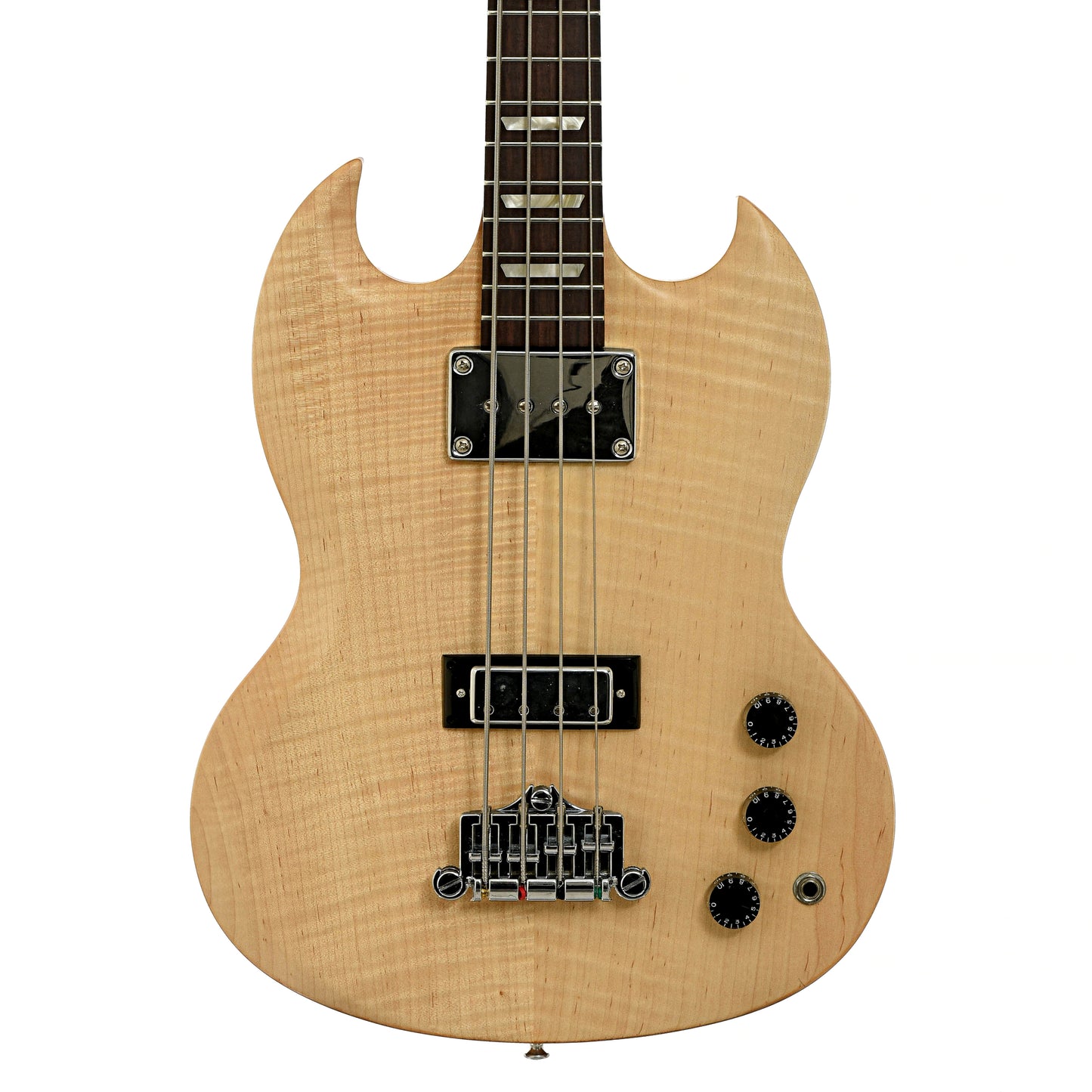 Front of Gibson SG Supreme Electric Bass 